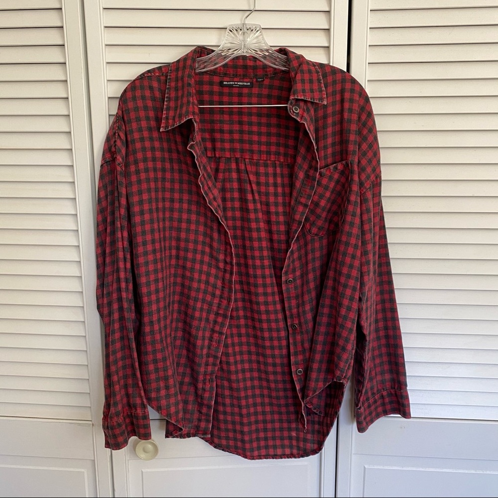 Brandy Melville Red Flannel